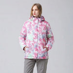 Priska | Skijacke mit Kapuze Damen Tropischer Blattprint