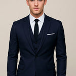 Rafael | Anzug Herren Dreiteilig Slim Fit Smoking Hochzeit