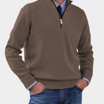 Rafael | Pullover Herren Strickjacke mit Reißverschluss Langarm