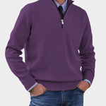 Rafael | Pullover Herren Strickjacke mit Reißverschluss Langarm