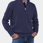 Rafael | Pullover Herren Strickjacke mit Reißverschluss Langarm