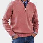 Rafael | Pullover Herren Strickjacke mit Reißverschluss Langarm