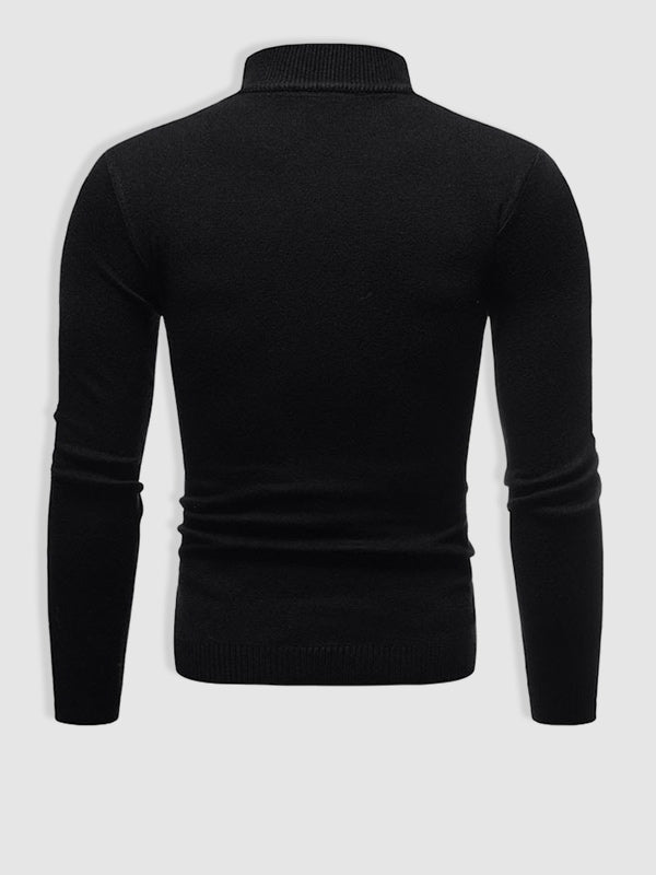 Rafael | Rollkragenpullover Herren Slim Fit Strick