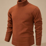 Reto | Feinstrick Pullover Herren mit Rollkragen Slim Fit