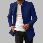 Roman | Mantel Herren Slim Fit aus Wolle mit Stehkragen