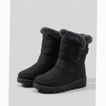Rosalie | Schneestiefel Damen Kunstfell Gefüttert Rutschfeste Sohle