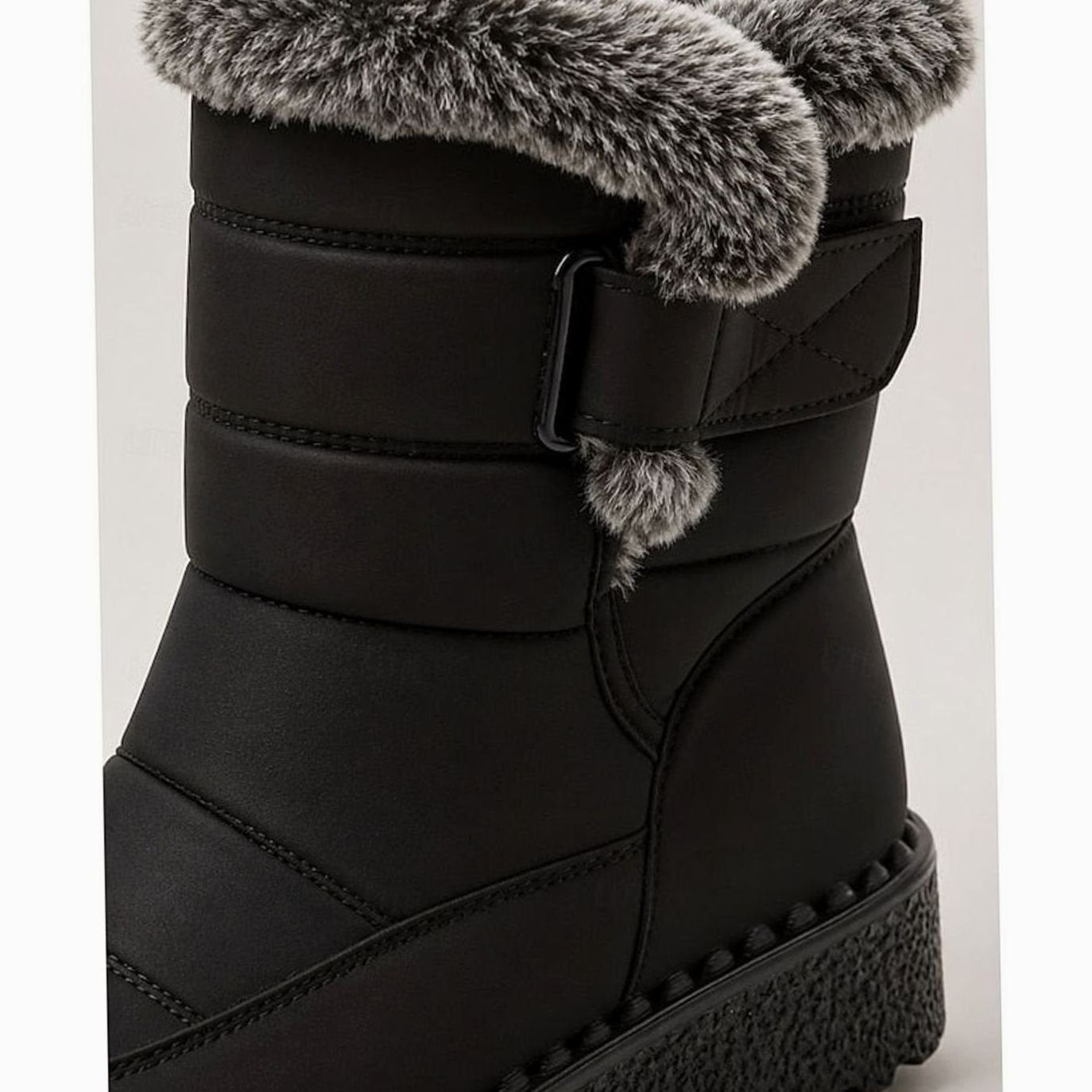 Rosalie | Schneestiefel Damen Kunstfell Gefüttert Rutschfeste Sohle