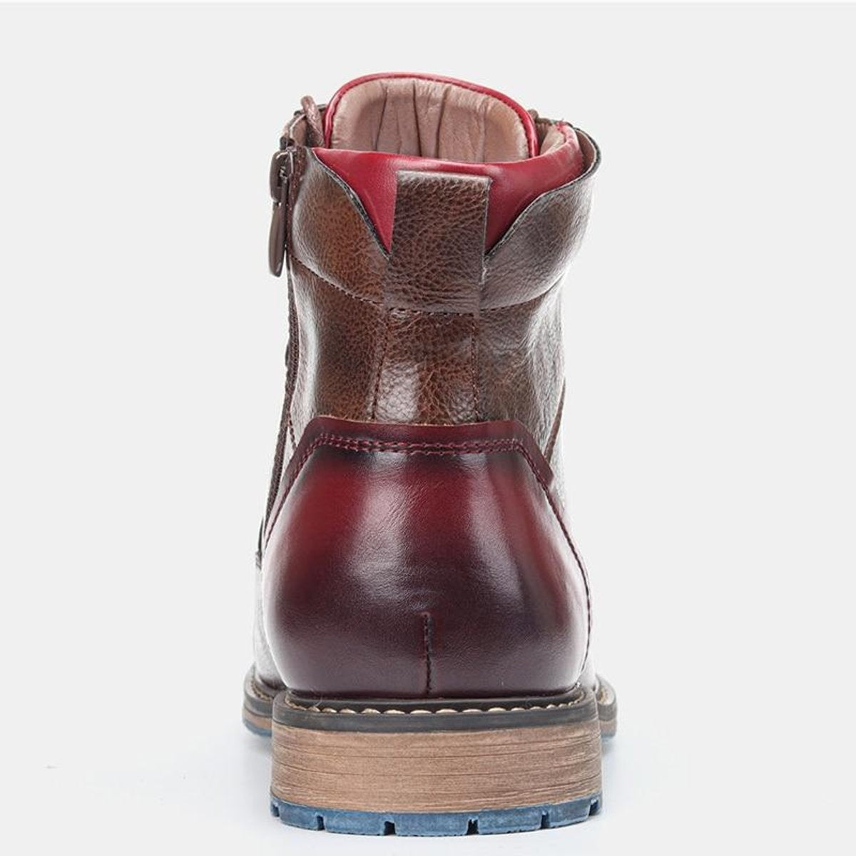 Sebastian | Stiefel aus Leder mit Schnürung Herren Seitenreissverschluss