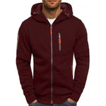 Sebastian | Zip Hoodie Herren Kapuze Mehrere Reissverschlusstaschen