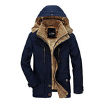 Silvan | Parka mit Kapuze Fleecegefüttert Herren Mehrere Taschen
