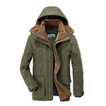 Silvan | Parka mit Kapuze Fleecegefüttert Herren Mehrere Taschen