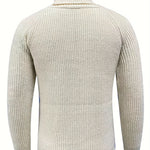 Silvan | Strickpullover mit Rollkragen Herren Grobstrick Raglanärmel