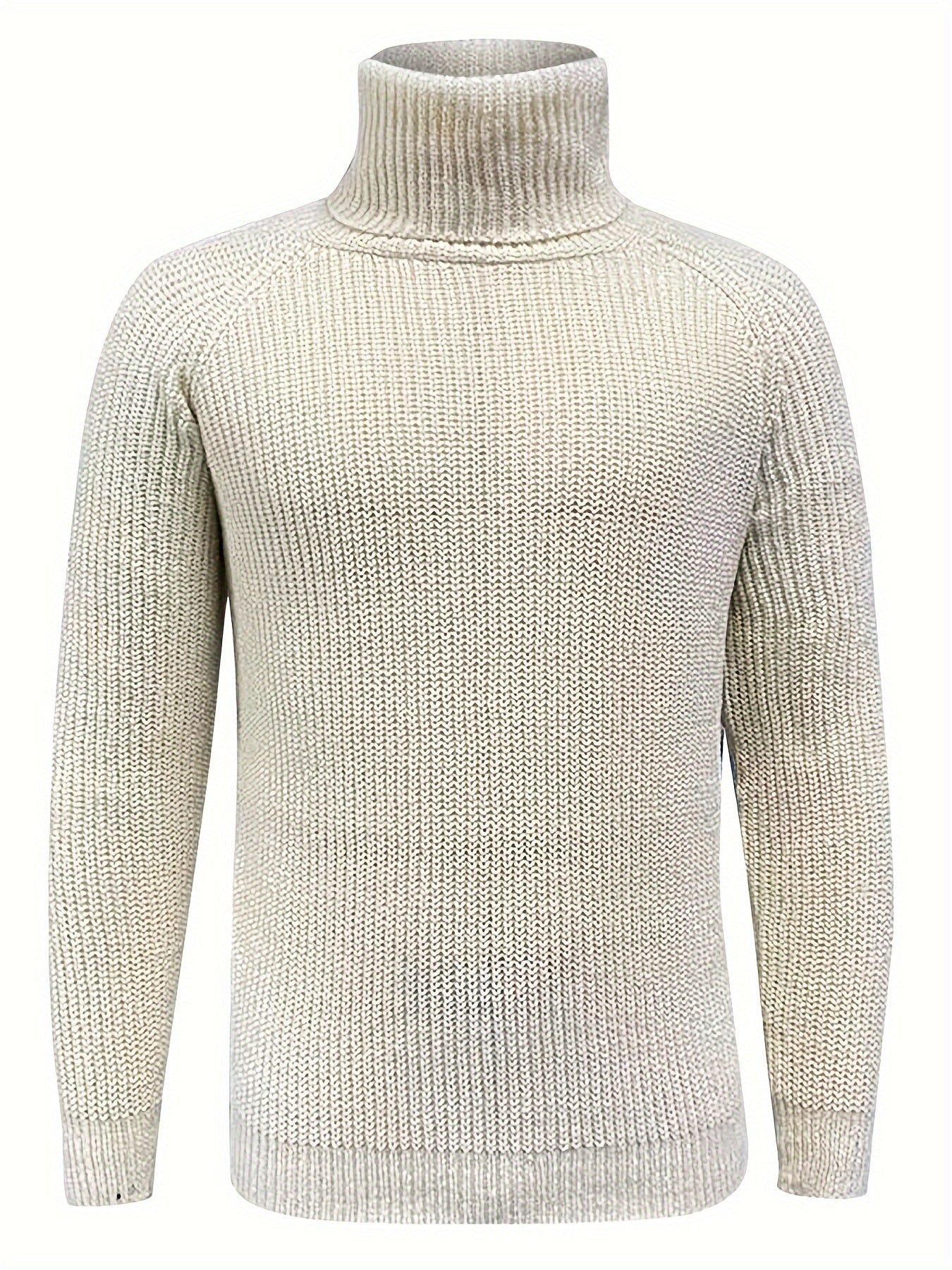 Silvan | Strickpullover mit Rollkragen Herren Grobstrick Raglanärmel