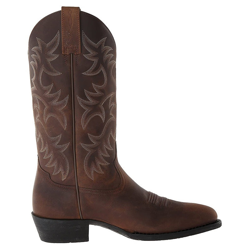 Sophia | Cowboy Boots Damen Leder Gestickt Caña Alta