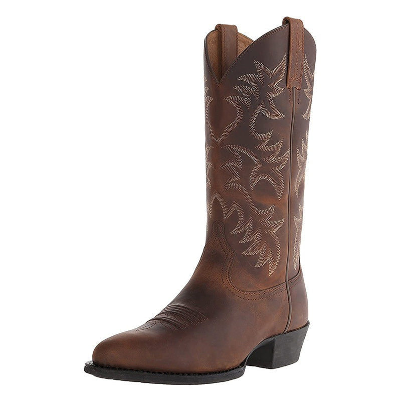 Sophia | Cowboy Boots Damen Leder Gestickt Caña Alta