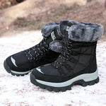Sophia | Schneestiefel Damen Gefüttert Rutschfeste Sohle