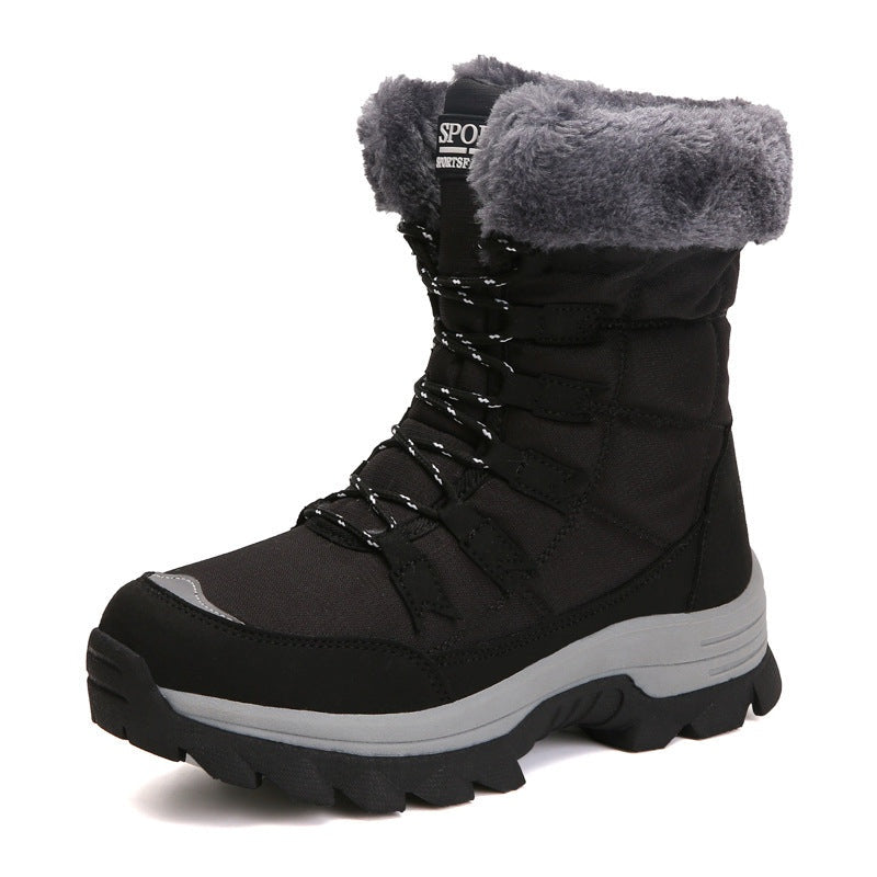 Sophia | Schneestiefel Damen Gefüttert Rutschfeste Sohle