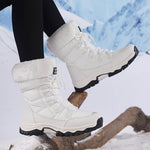 Sophia | Schneestiefel Damen Gefüttert Rutschfeste Sohle