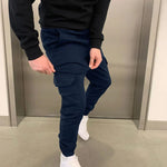 Sven | Cargo Jogginghose Herren Slim Fit Gummibund