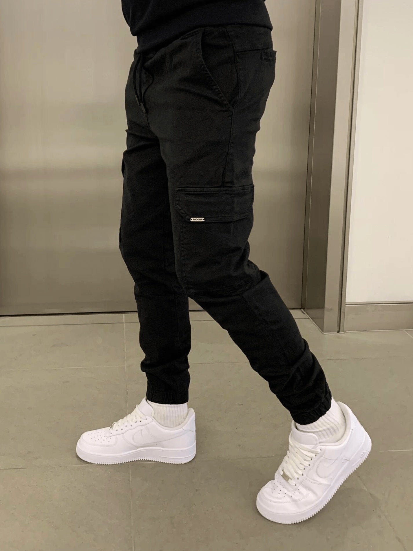 Sven | Cargo Jogginghose Herren Slim Fit Gummibund