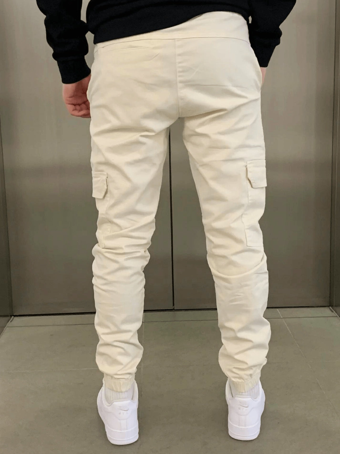 Sven | Cargo Jogginghose Herren Slim Fit Gummibund