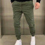 Sven | Cargo Jogginghose Herren Slim Fit Gummibund