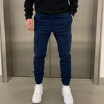 Sven | Cargo Jogginghose Herren Slim Fit Gummibund
