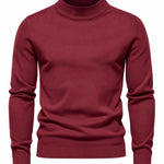 Sven | Feinstrick Pullover Herren mit Stehkragen Slim Fit