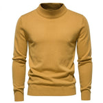 Sven | Feinstrick Pullover Herren mit Stehkragen Slim Fit