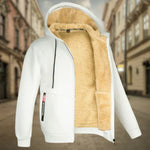 Sven | Hoodie Herren Fleece Kapuzenjacke mit Reissverschluss Warm