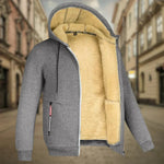 Sven | Hoodie Herren Fleece Kapuzenjacke mit Reissverschluss Warm