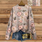 Theresa | Pullover Damen Strick mit Tiermotiv Rundhals