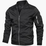 Tobias | Bomberjacke Jacke Herren Reissverschluss Slim Fit
