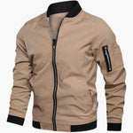 Tobias | Bomberjacke Jacke Herren Reissverschluss Slim Fit