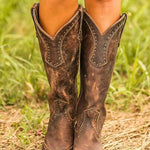 Tobias | Cowboystiefel Herren Western Leder Nieten