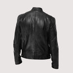 Tobias | Lederjacke Herren Bikerjacke Slim Fit Reissverschluss