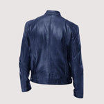 Tobias | Lederjacke Herren Bikerjacke Slim Fit Reissverschluss