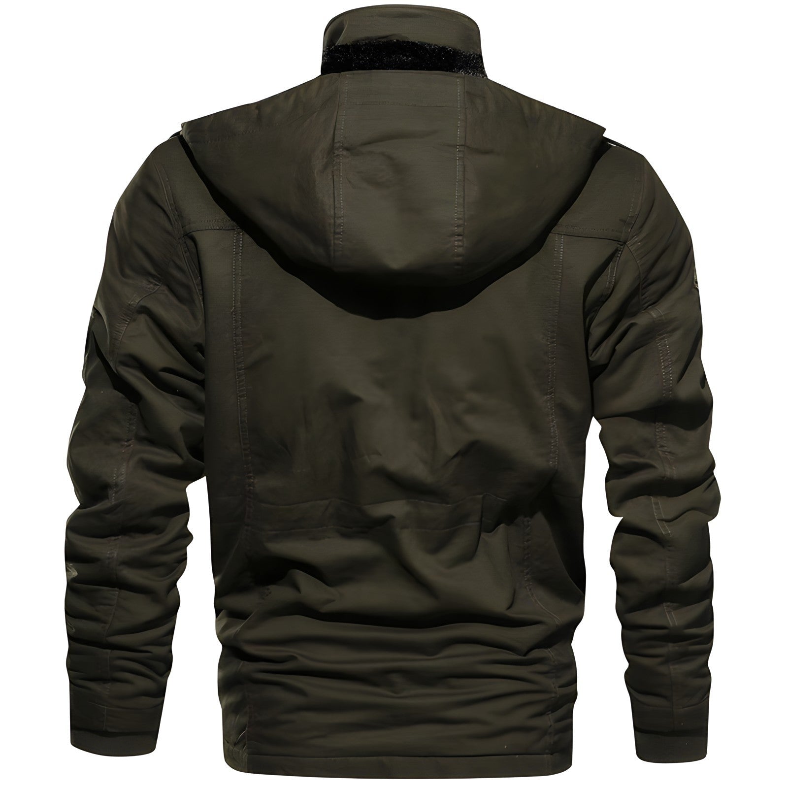 Tobias | Militärjacke Herren Fleecefutter Mehrere Taschen Kapuze