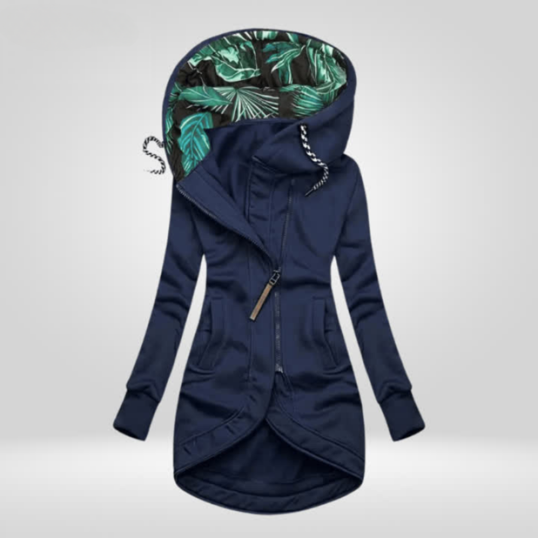 Ursina | Regenjacke Damen mit Kapuze Lang