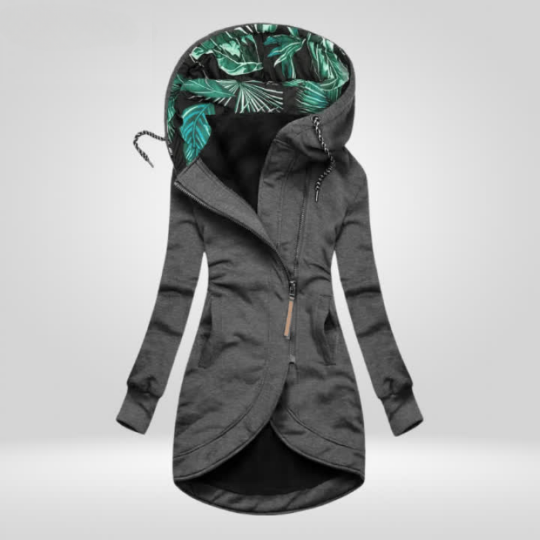 Ursina | Regenjacke Damen mit Kapuze Lang