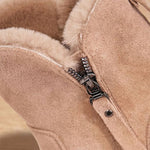 Ursina | Stiefeletten Damen Wildleder Gefüttert Reissverschluss Profilsohle
