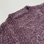 Verena | Strickkleid mit Zopfmuster Damen Langarm Oversize Rundhals